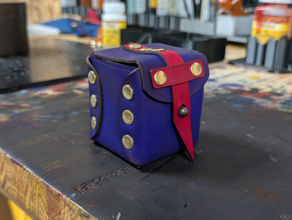 Custom Leather Dice Box!