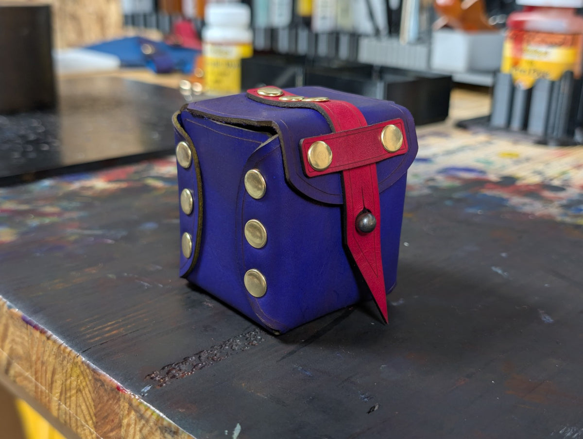 Custom Leather Dice Box!