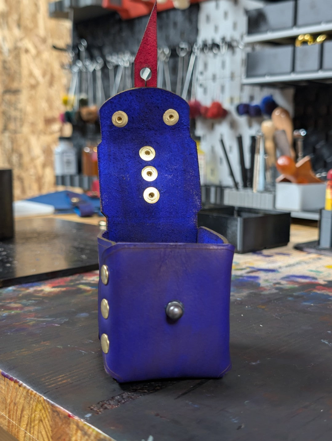 Custom Leather Dice Box!