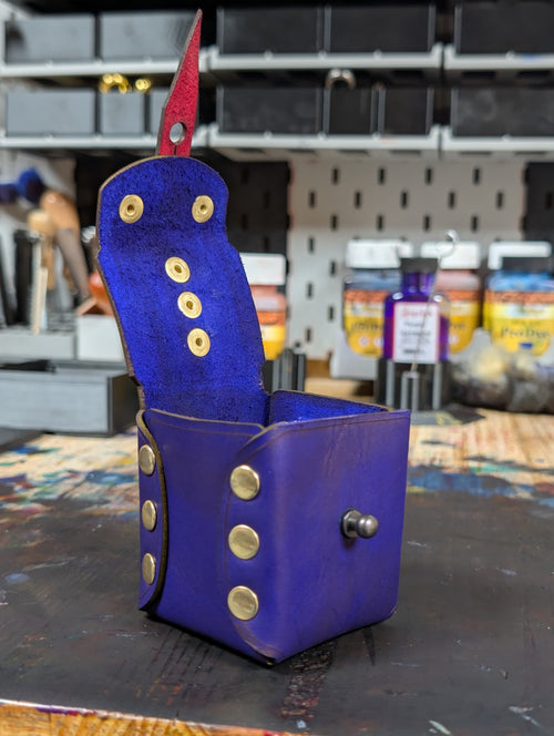 Custom Leather Dice Box!